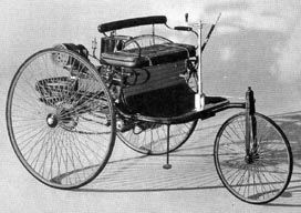 Patent-Motorwagen "Velociped" Von Benz